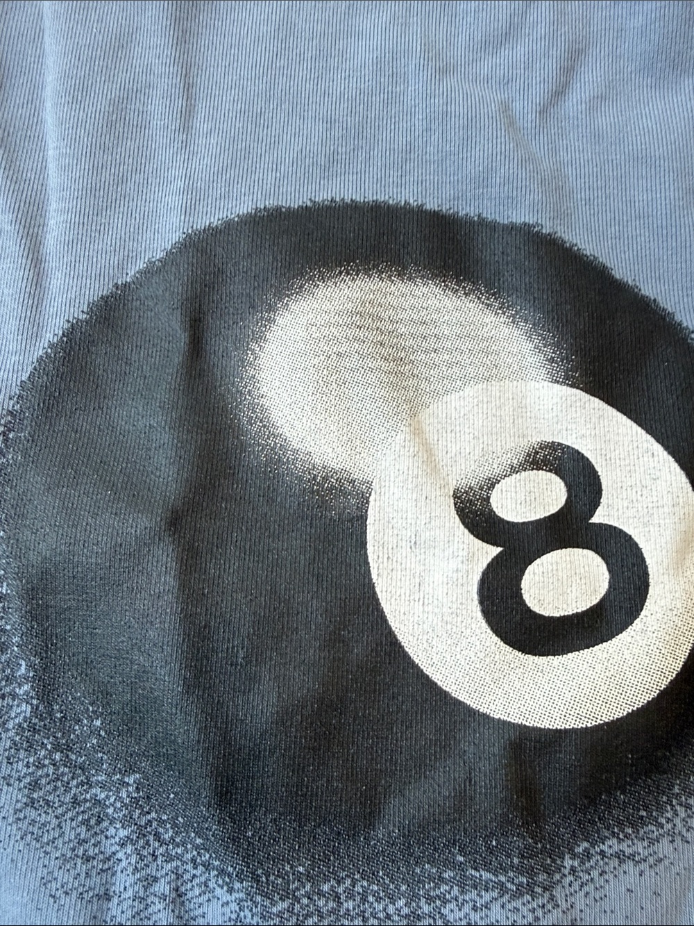 Long-Sleeve top - 8-Ball Graphic Top women’s size XS - Picture 6 of 7